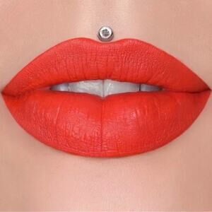 Jeffree Star Cosmetics NIB Velour Liquid Lipstick PRICK Bright Coral Orange Matt